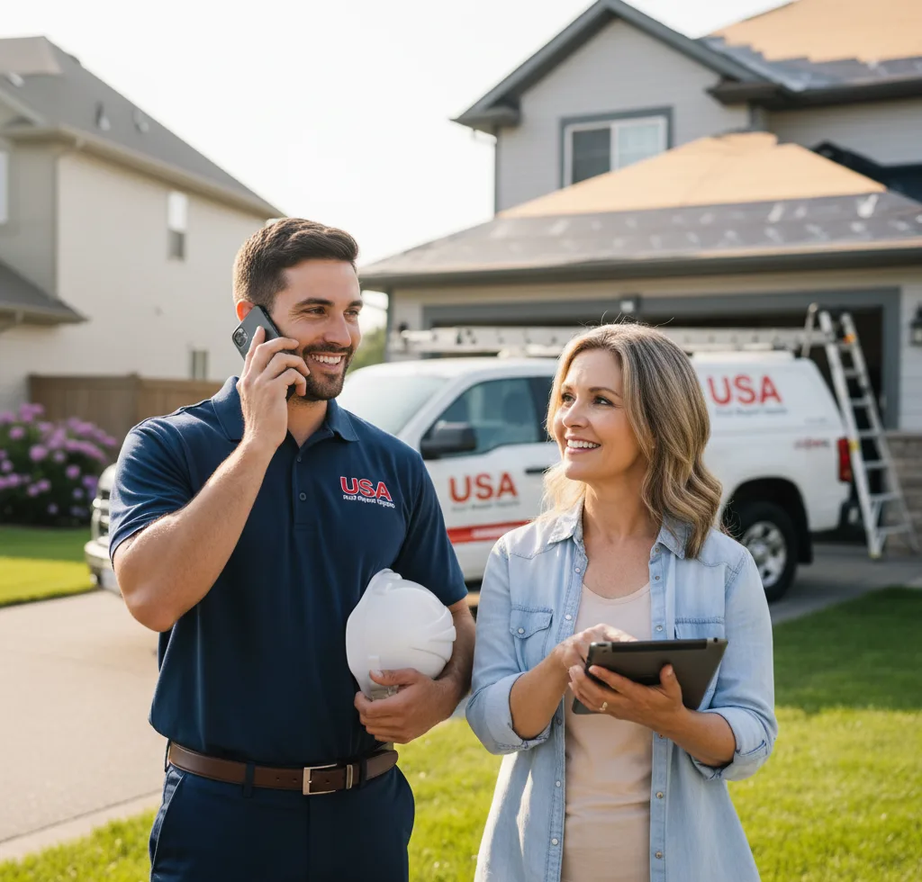 USA Roof Repair Experts customer support in Porterfield